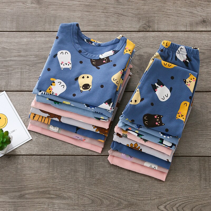 Automne hiver enfants costume Lycra à manches longues pull bébé sous-vêtements maison vêtements de nuit vêtement de nuit pour enfants