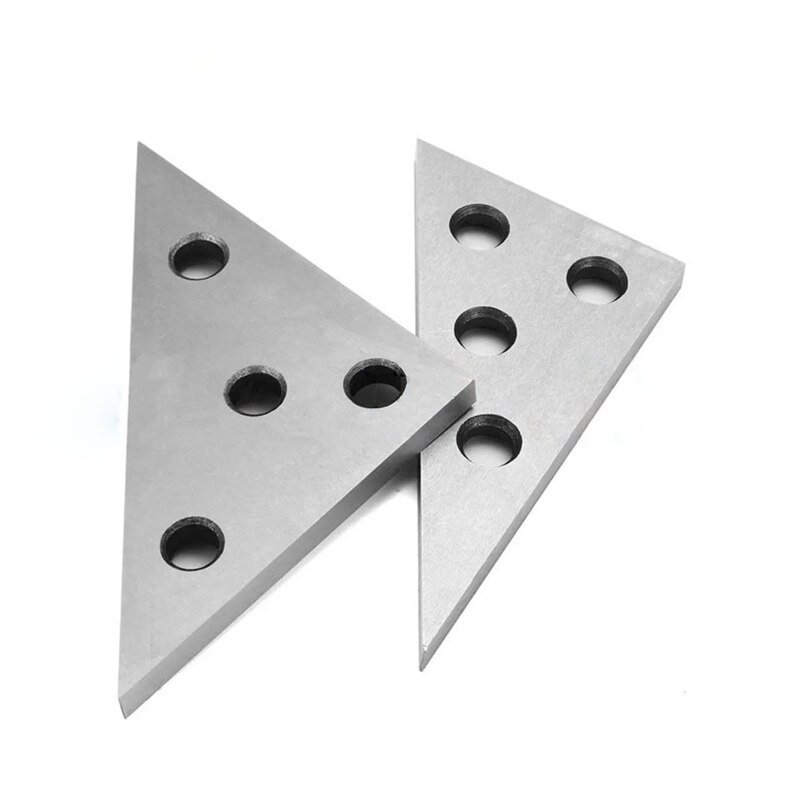 Solid Angle Plate Set with 4 Holes Triangle Angle Block Machinist Measurement