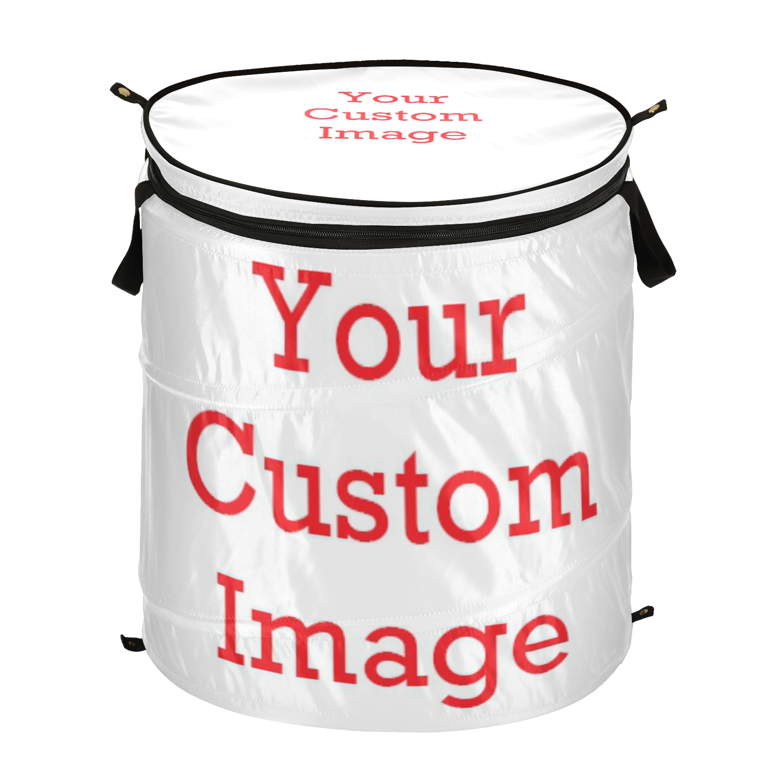 Cloth Art Folding Floral Print Dirty Clothes Toys Storage Bucket Household Storage Basket Dirty Clothes Laundry Basket 40*47cm: Customize