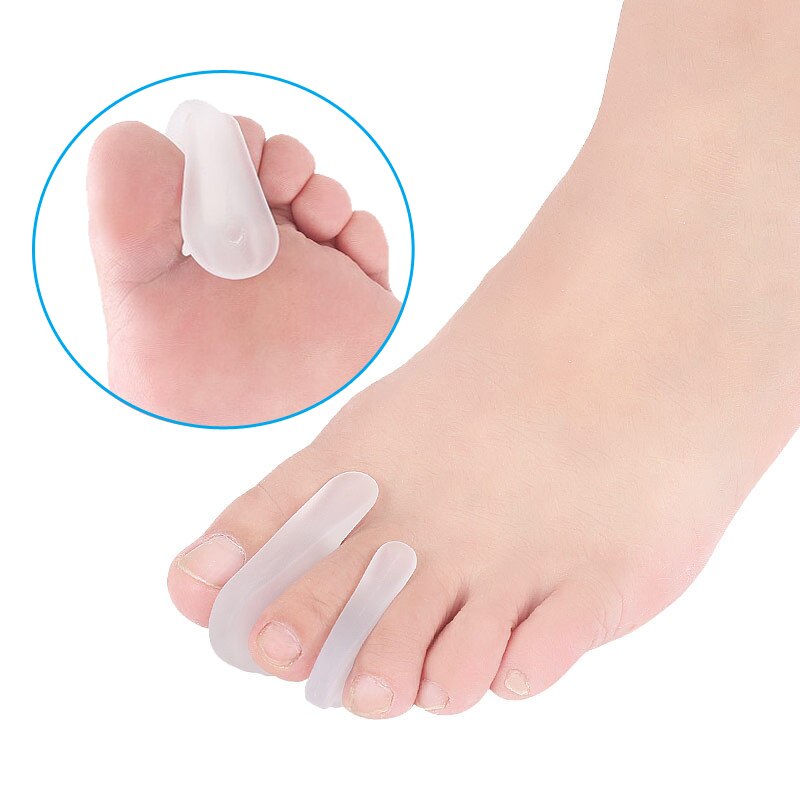 Sequstep 4 Stck Gel Zehe Abstandshalter Zehe Separator Ballen Schutz Hallux Valgus Kissen Fuß Pflege Hammer Overlappping Zehen Schiene