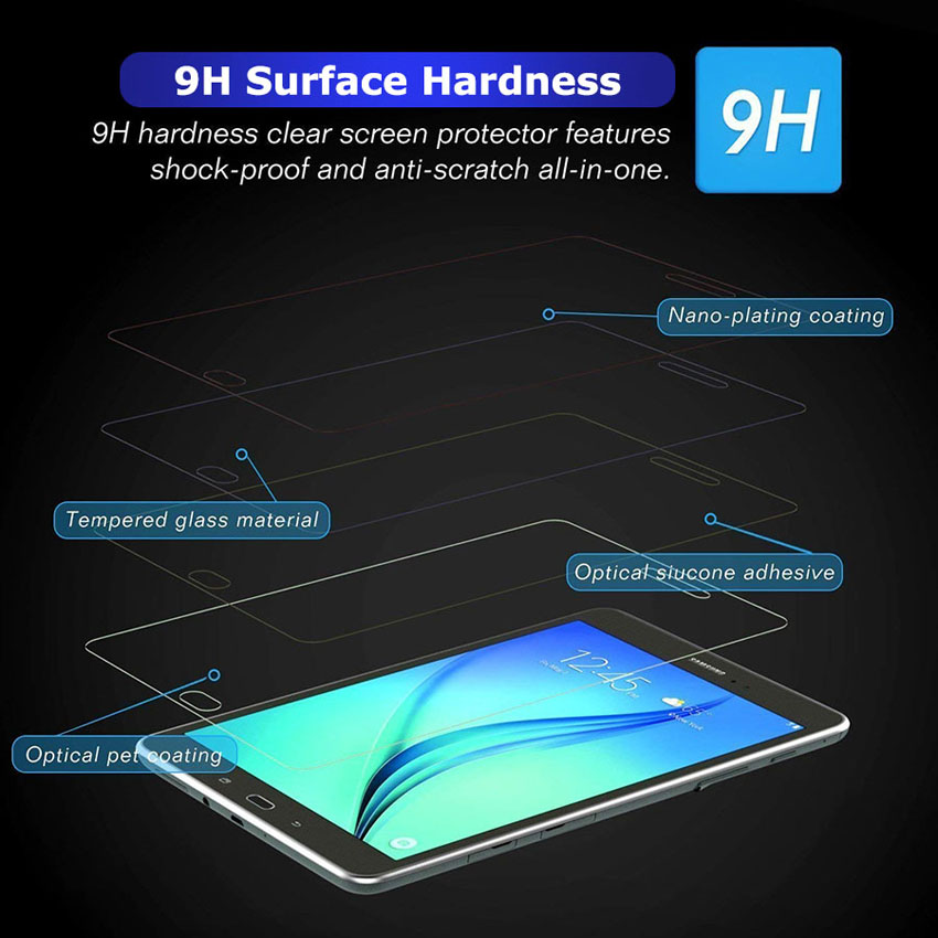 Gehard Glas Voor Samsung Galaxy Tab Een J 7 8 Inch SM-T550 T555 T280 T285 Screen Protector Voor Tab 4 3 8.0 7.0 SM-T230 T235 T310