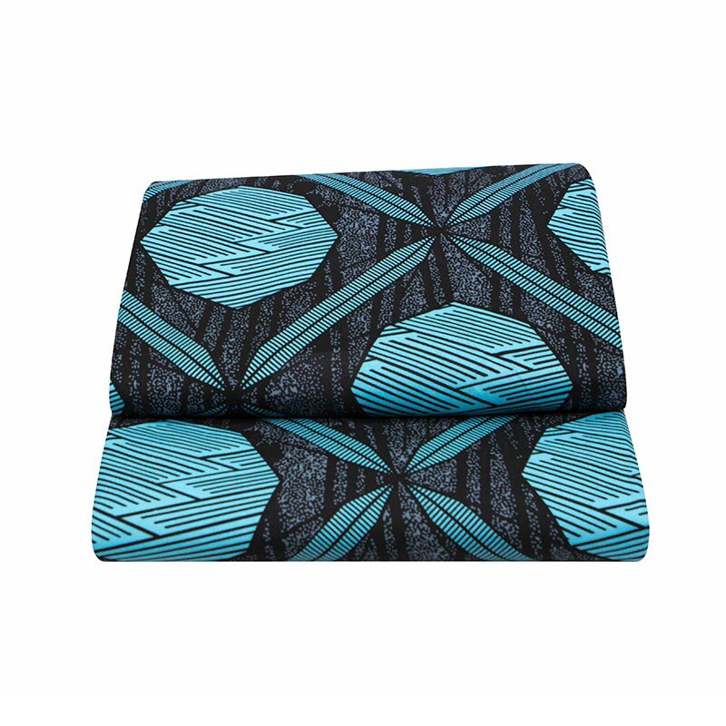 African Wax Print Fabric For Dresses Geometry Africa Print Veritable Real Wax Nigerian Polyester Fabric