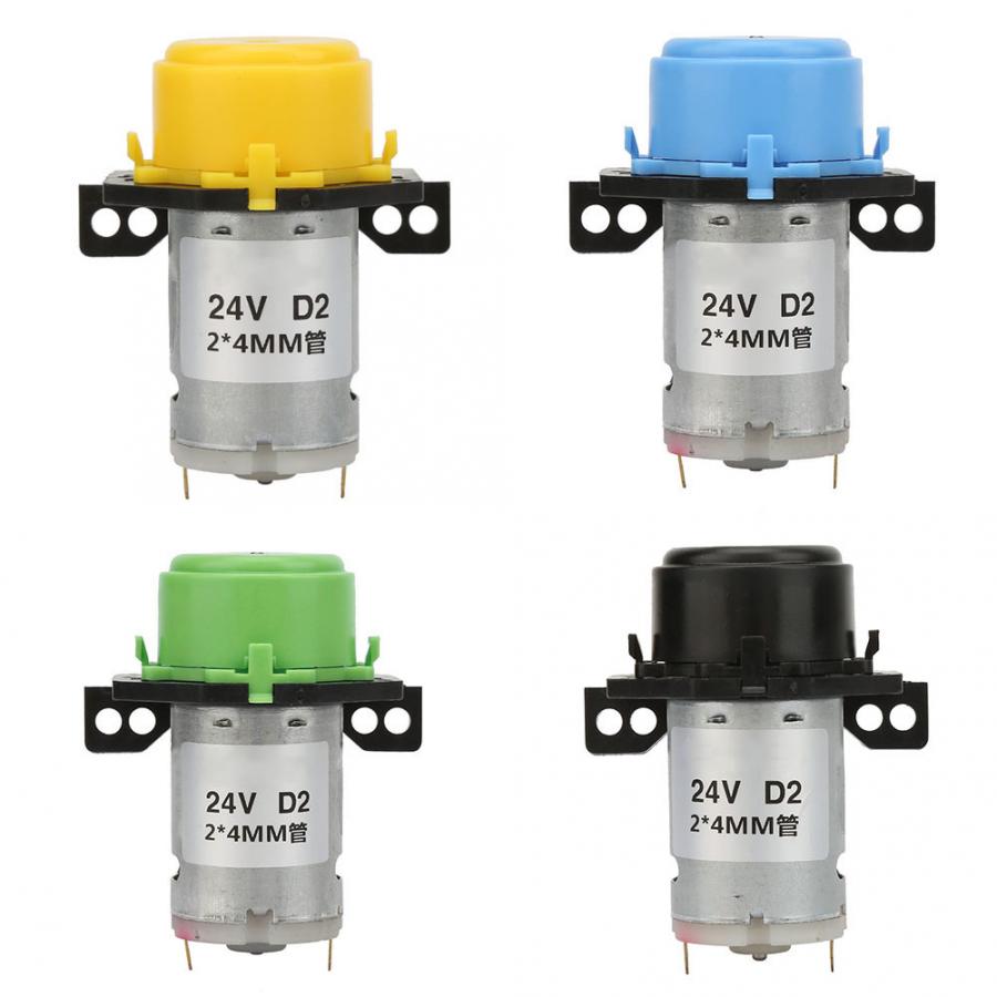 DC24V Micro Water Liquid Peristaltic Pump For Aquarium Lab Analytical 2*4mm