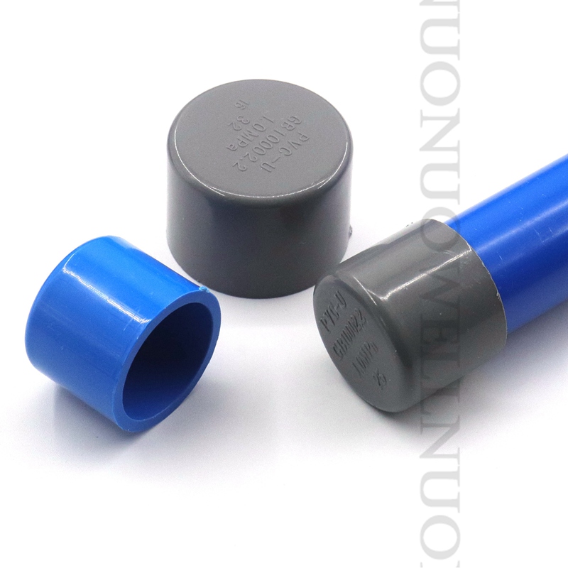 2~20Pcs 20~63mm PVC Pipe Connectors Gray Plastic PVC End Cap Fish Tank Water Supply Tube Adapter Garden Irrigation Pipe Plugs