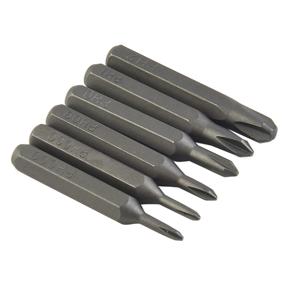biter skrutrekker  ph1 ph000 ph0000 ph2 deler reservere kryss sekskant  ph0 tilbehør  h4 x 28mm topp til 5 stk