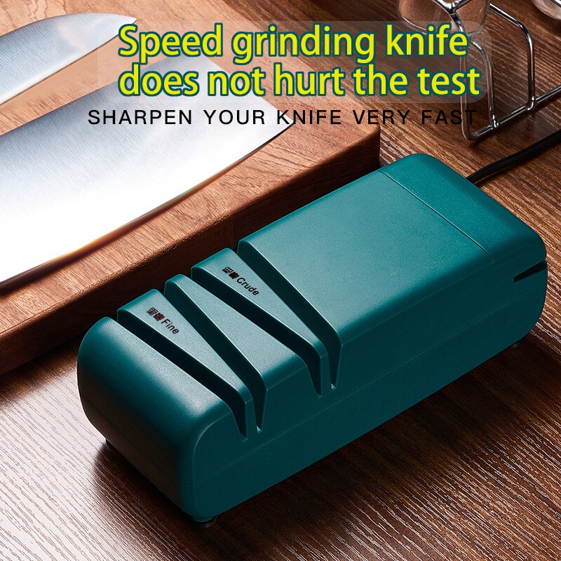 Multi-function Knife Sharpener 220V Electric Household Fast Sharpener Automatic Knife Grinder Kitchen Knife Grindstone Tools