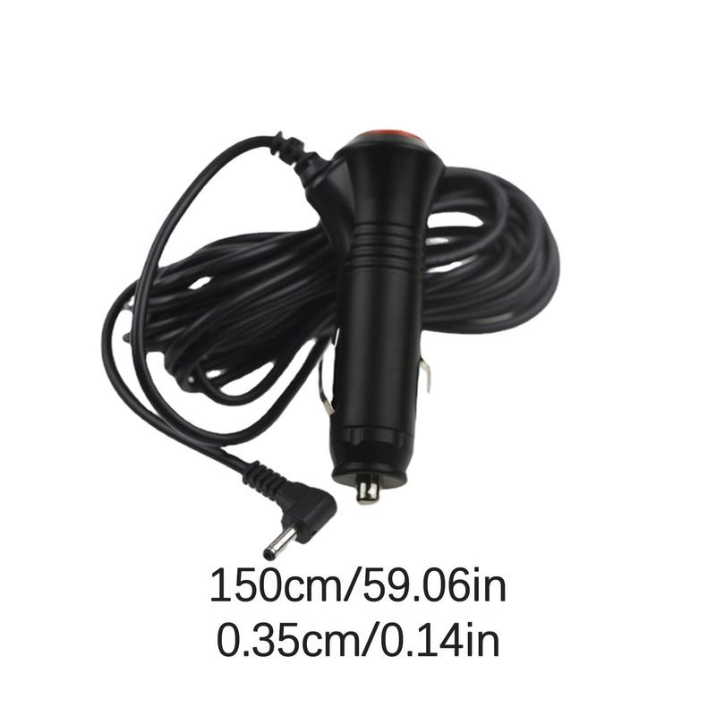 Bil 12v förlängningskabel 2.5mm/3.5mm biltändarsladd navigatorladdare 12v energibesparande koppartråd tändarförlängningssladd för