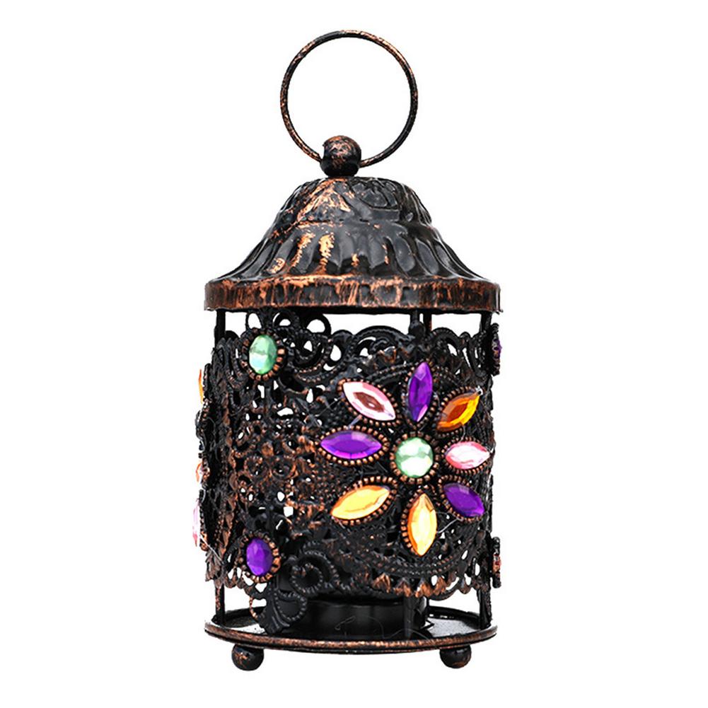 Christmas Decorations For Home Lantern Led Candle Square Light Candles Ornaments Santa Claus Year Elk Lamp Kerst: Round