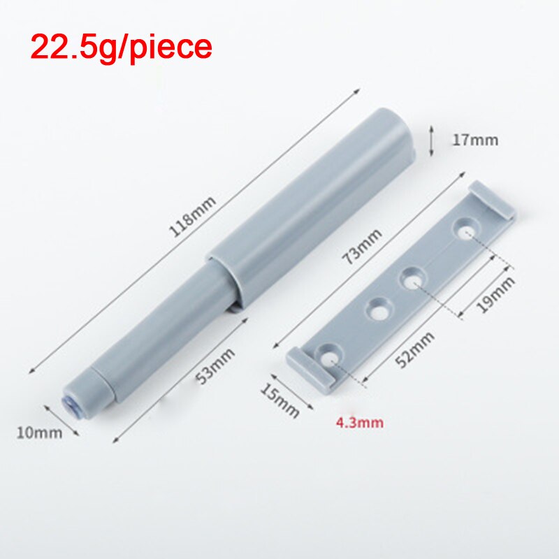 Magnetische Kabinet Vangt Kast Klink Push To Open Kast Lade Deur Touch Stop Demper Buffer Pull Push Onzichtbare: 0005