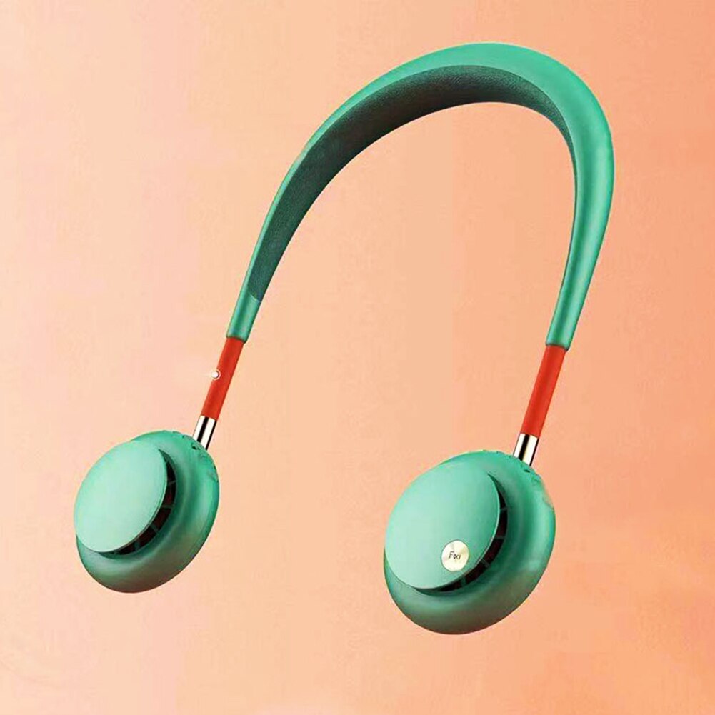 Scented Mini Vouwen Handsfree Wearable Nekband Usb Koelventilator Zomer Koeler Mini Vouwen Handen Gratis Fan Usb Cooling Fan fan