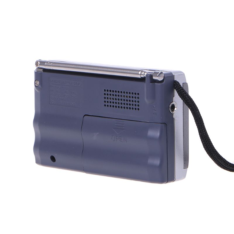 Universal Slim AM/FM Mini Radio World Receiver Stereo Speakers Music Player LX9A