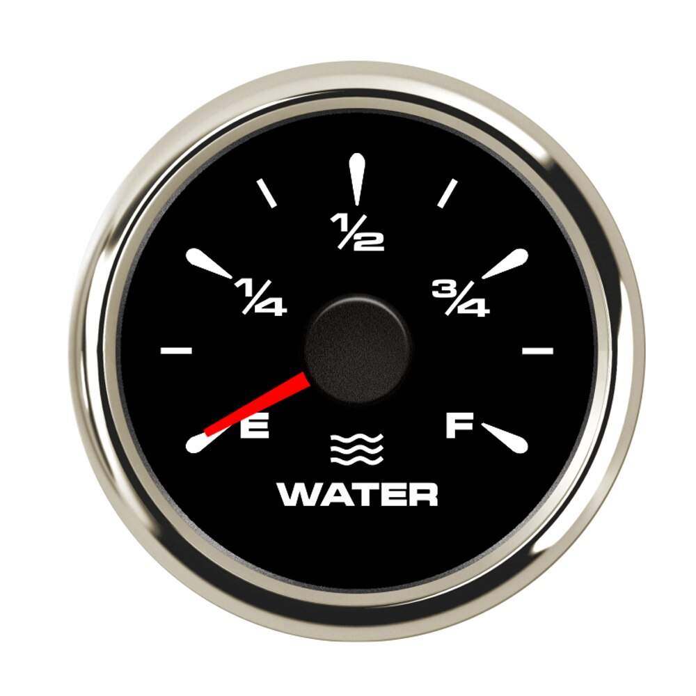 52mm Boat Car Water Level Gauge Waterproof 0~190 ohm Water Level Indicators 9~32V With 7 Colors Backlight