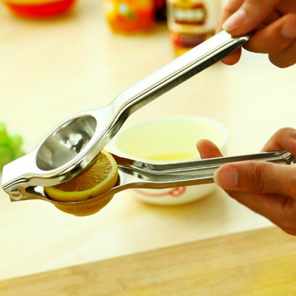 Kök fruktjuicer handpress manuell juicepress citron apelsin lime squeezer rostfritt stål citronklämma
