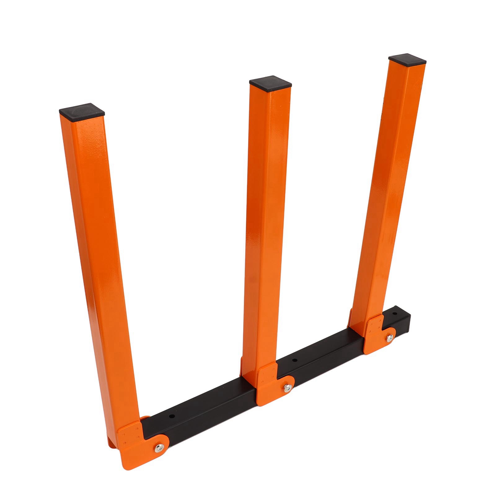 4 stk. brændestativ til indendørs og udendørs brug, vægmonteret træorganisator og tømmeropbevaringshylde, metalstativ, garagehyldeorganisator