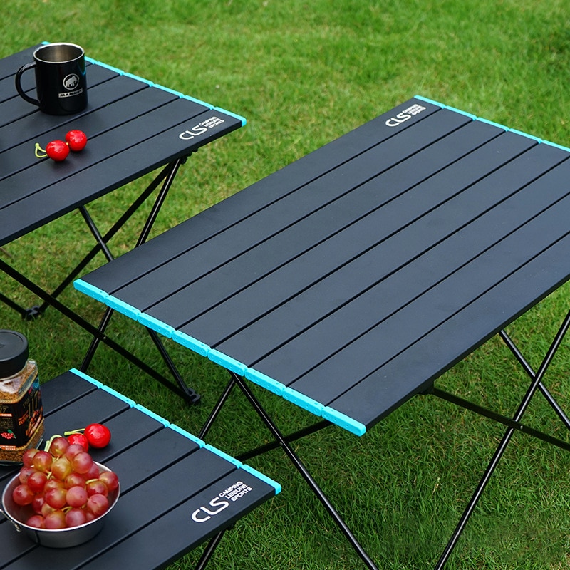 Outdoor Foldable Table Ultralight Aluminum Portable Camping Beach Garden BBQ Fishing Picnic Desk Collapsible Computer Tables