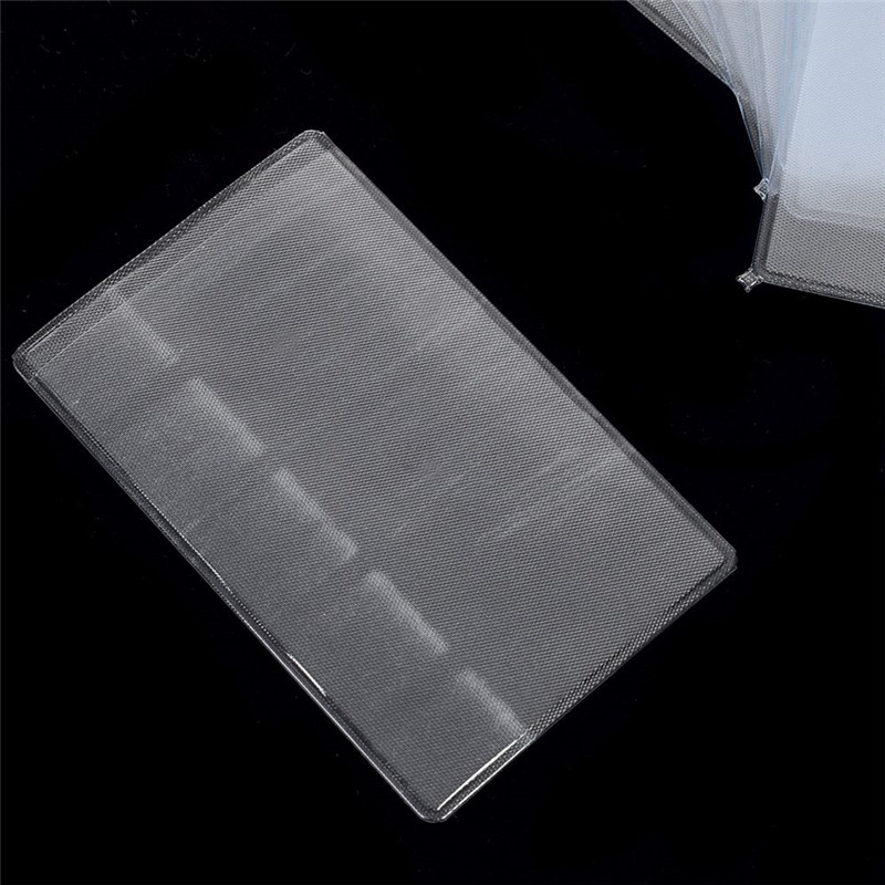 10 Pcs/Set PVC ID Credit Card Holder Transparent Card Protector Case Cover