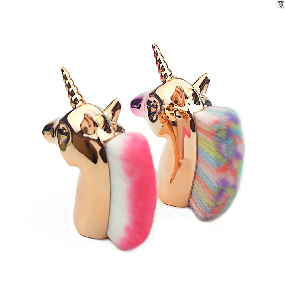 Unicorn Nail Dust Brush Colorful Remove Manicure Dust Brush Accessories