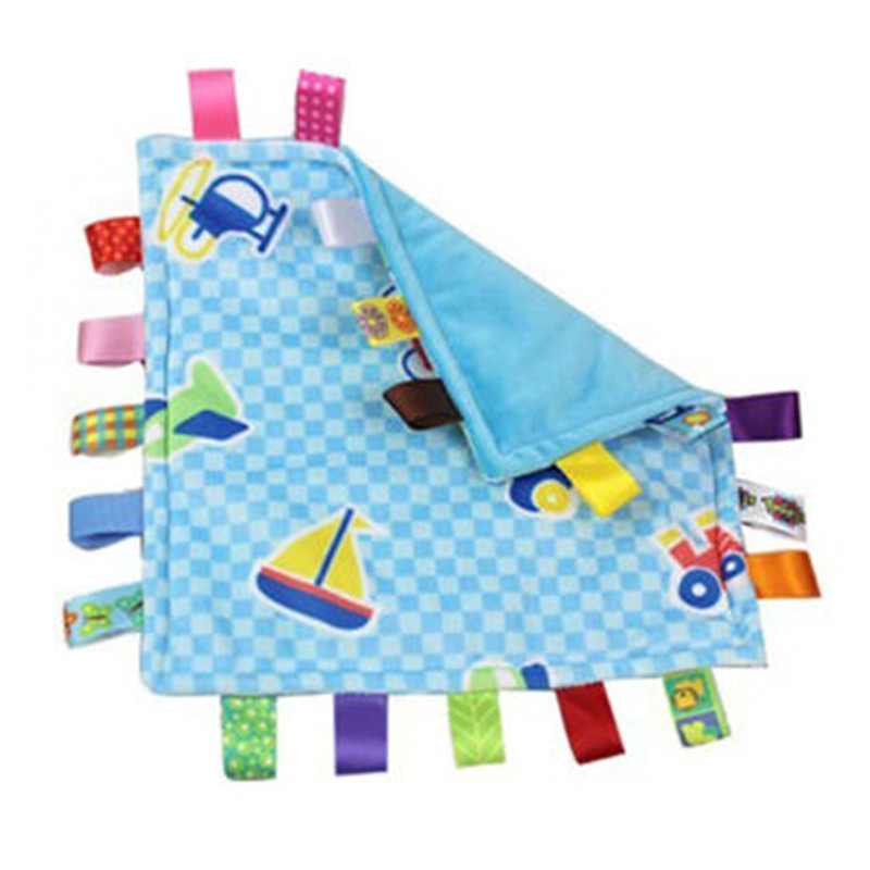1PC Super suave cuadrado cómodo juguete de peluche bebé calmante toalla como Multi-función Multi-estilo bebé agarre toalla reconfortante