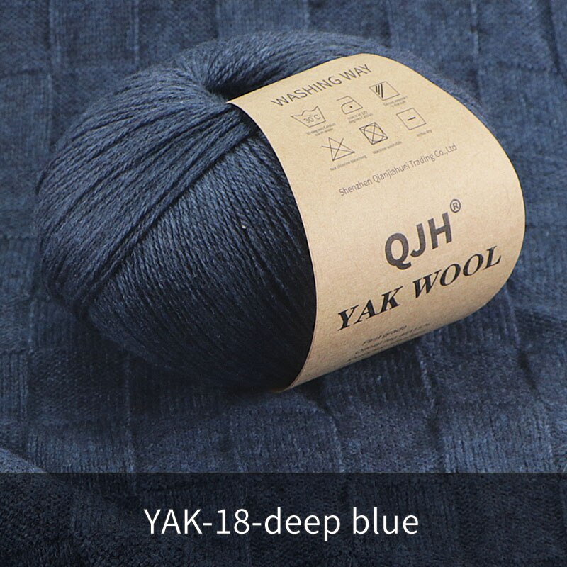 Undyed Natural Organic Mongolian Yak Wool Yarn For Hand knitting Crochet DIY Soft For Garments Baby Clothes: Beige