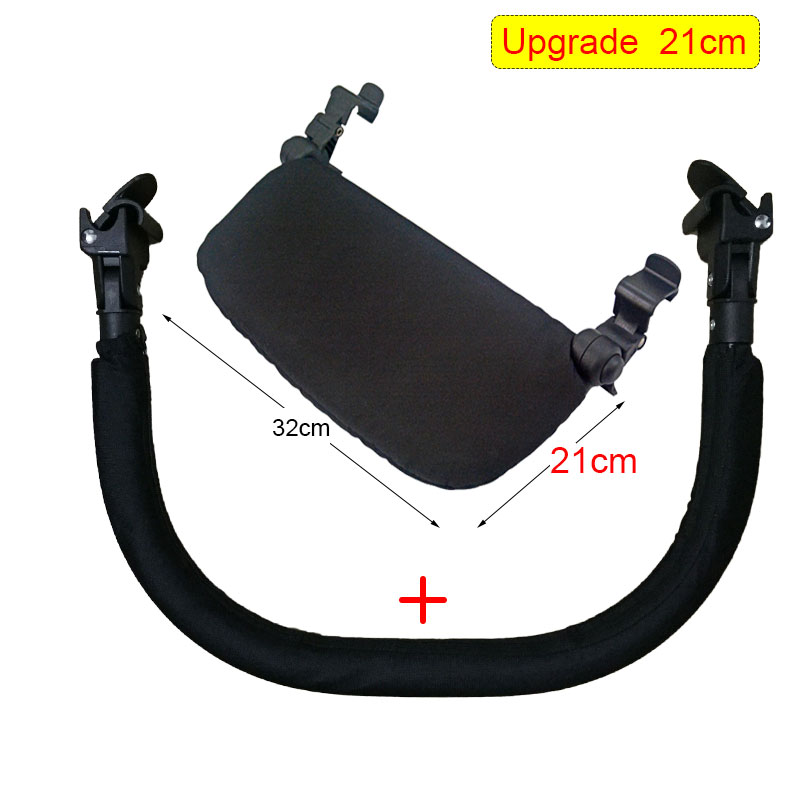 Kinderwagen Zubehör für Babyzen Yoyo Baby Zeit Yoya Fuß stütze Baby Thron Kinderwagen 16cm Fuß Verlängerung Kinderwagen Trittbrett: schokolade