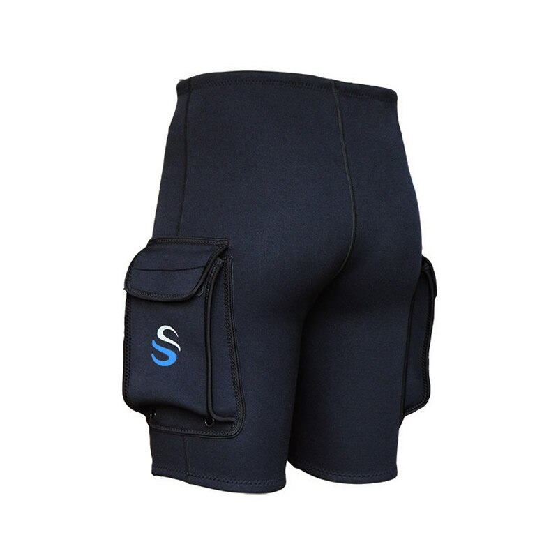 SLINX 3mm Neopren Technik kurze Hose Schnorcheln Tauchen Neoprenanzug Tauchen Ausrügestochen Surfen Badehose Tauch Tasche Hosen Schwarz