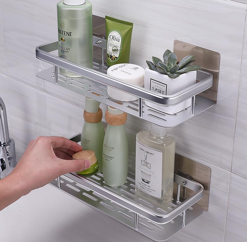 Keuken badkamer badkamer plank zuignap muur gemonteerde ruimte aluminium opbergplank enkele laag spijkers geen punch haak wf