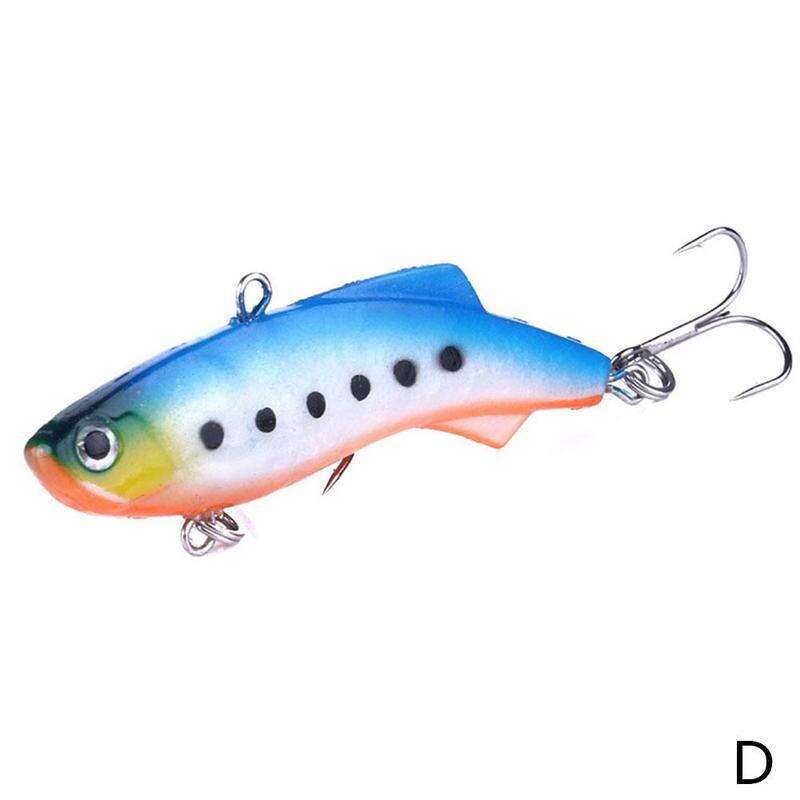 Señuelo para pesca en hielo Vib, cebo de plomo suave, 7,5 cm, 17,2g, aparejo de cebo Artificial, accesorios de hundimiento: 4