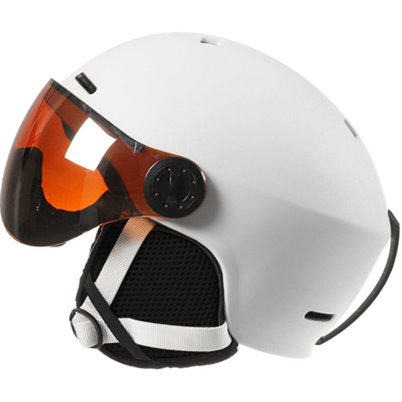 Män kvinnor barn skidhjälm med skyddsglasögon maskskydd moto snabb skateboard skoter snowboard skridskoåkning casco klättring capacete casque