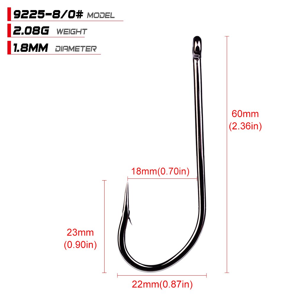 Proberos jig grote serie vishaak sunlure merk enkele haak 32786-1/0-5/0 maten vishaak zoutwaterbaars