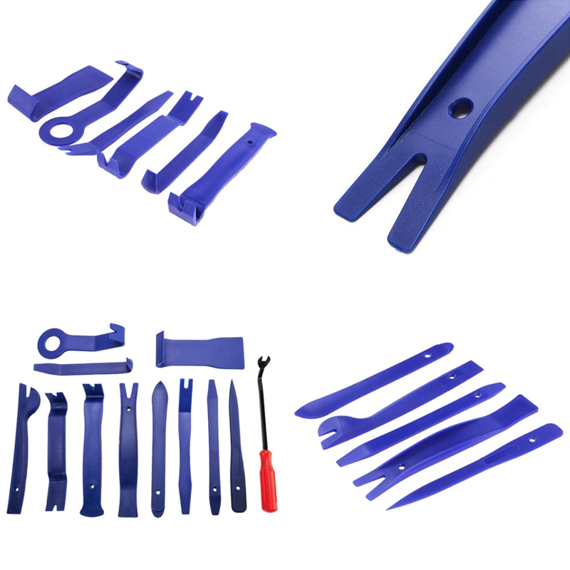 12 Stks/set Auto Body Repair Tool Auto Radio Draagbare Mechanica Auto Dent Puller Removal Installer Spotter Pry Gereedschap