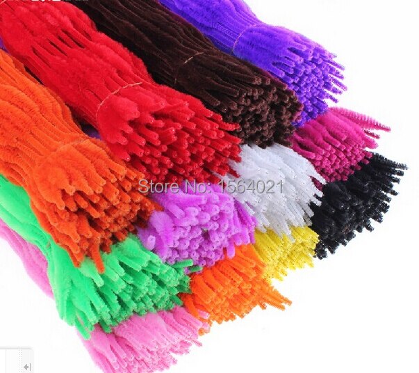 Cure Pipe Chenille Daover 200 Pieces , 20 Couleurs, Pipe Cleaners Pour Bricoler, Cure-Pipe Pour Des Décorations Par Les Enfants, Art De Loisirs Fils Chenilles Loisirs Creatifs