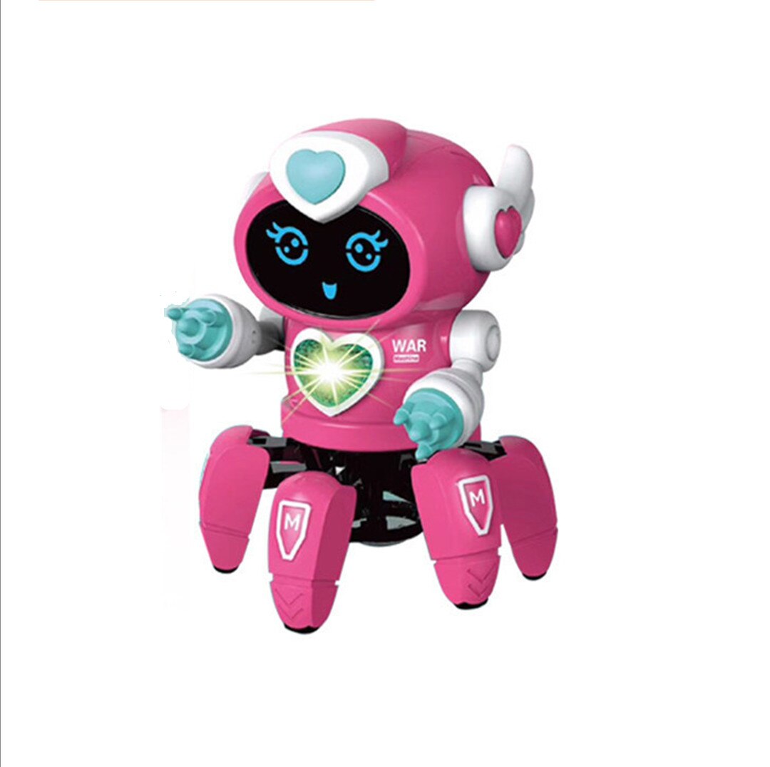Intelligent Jouet de Danse Robot Six Griffes Danse Robot Intelligent LED Musique Nina Robot Jouet Pour Enfants D'anniversaire: JQRLZY05