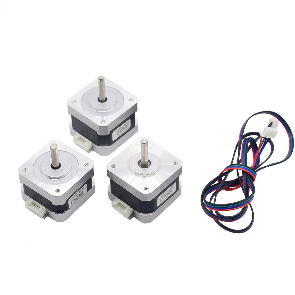 17HS3430 3D Printer Nema17 stepper motor 34mm /38 oz-in/1.2A CNC stepper motor for CNC Robot 3D Makebot Reprap Printer