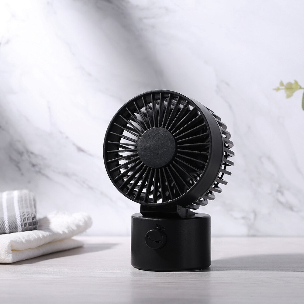 Mini USB Desk Fan Better Cooling Perfect,Strong Airflow Whisper Quiet Portable Fan for Desktop Office Table,2 Speeds: B