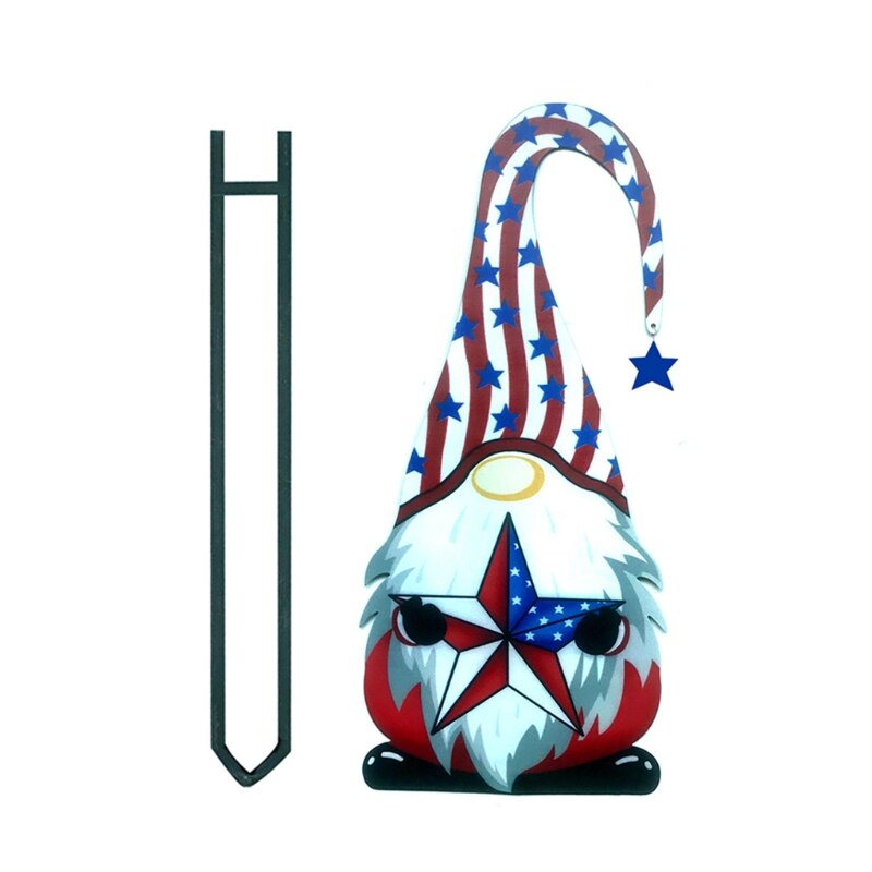 Gnomos de Metal para jardín, estatua artística, adornos de decoración de enanos para el hogar, patio, N84C: 1