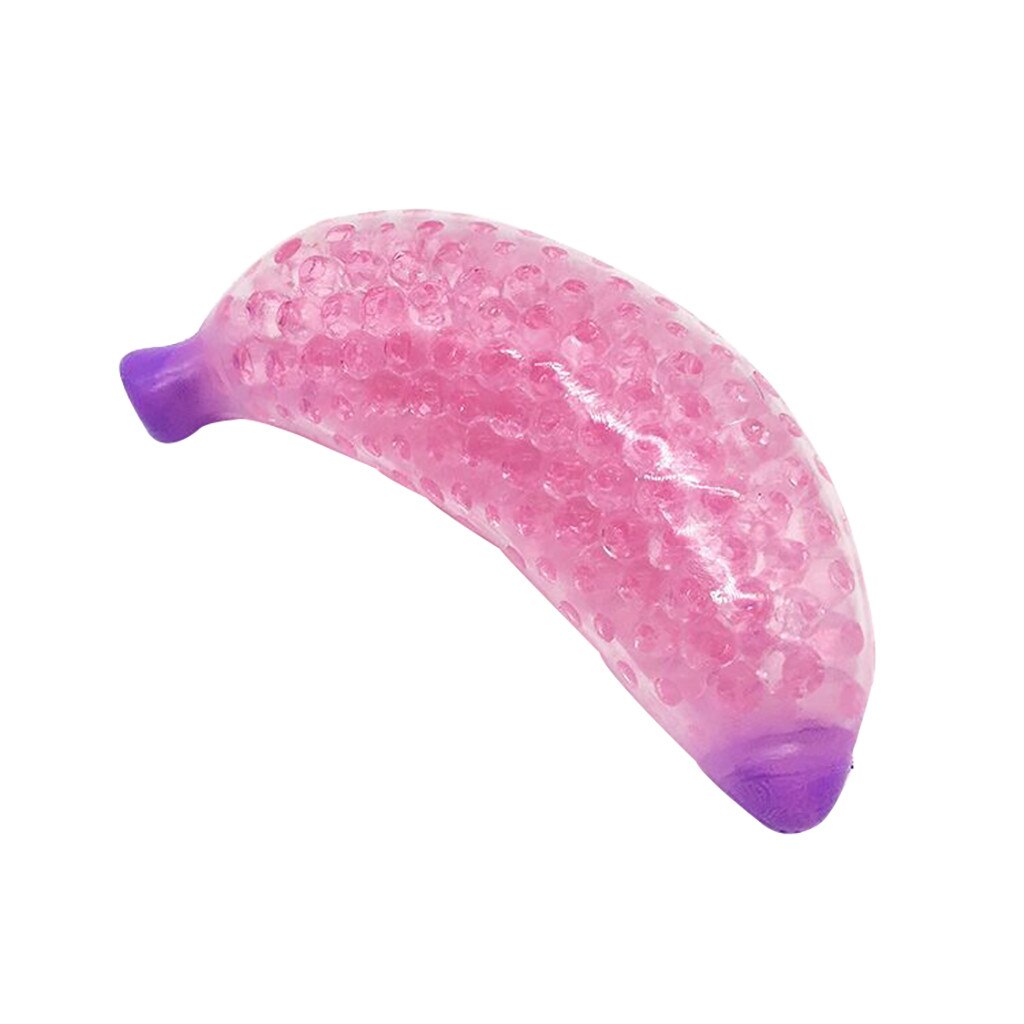 Schwammig Banane Perle betonen Ball Spielzeug Squeezable Squishies betonen Linderung Spielzeug Erwachsene Art Lustige Anti-betonen Pop Es Zappeln reliver: A