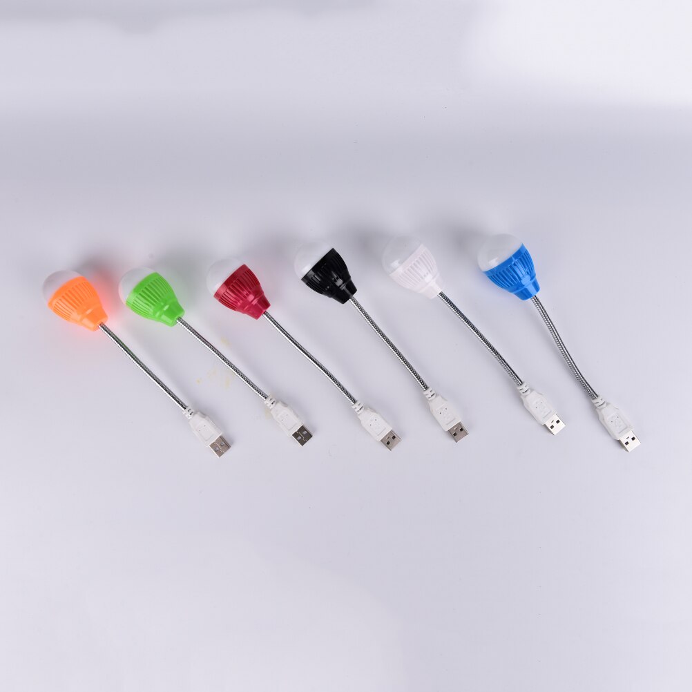 1 stk usb led natlys ultra lyse mini skrivebordslamper læsepære bog lys til notebook computer desktop pc laptop