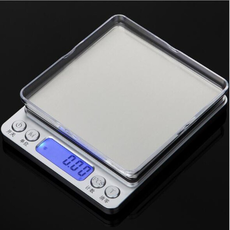 Portable Kitchen Scales, Measuring Balance Gram LCD Electronic Digital Weight Spoon Scale, Food Diet Postal Scale Libra 3kg/300g