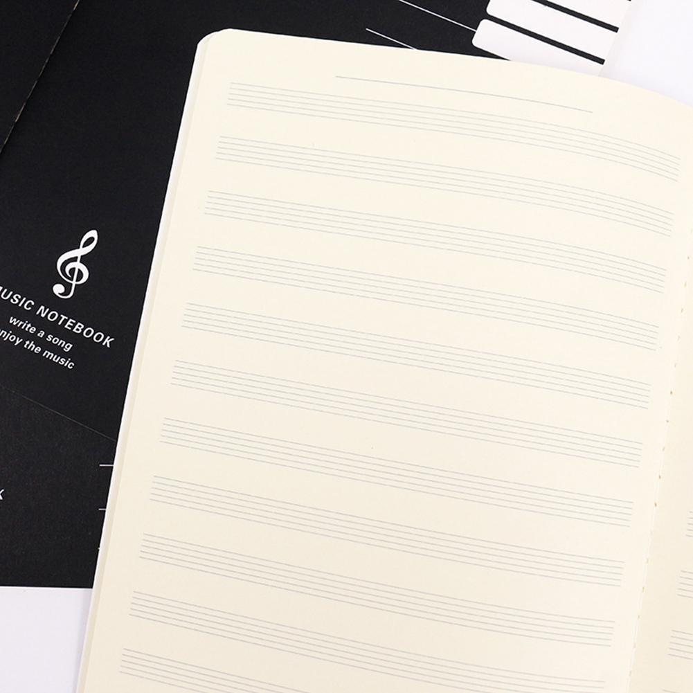 18 Sheets Music Practice Notebook Piano Violin Book Universal Five-line Notebook for Violin Piano Pactice Music Tool Random