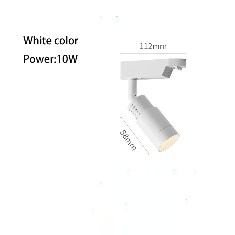 Led Track Light 3-60 Degree Adjustable Focus Small Beam Angle Rail Spot Lamp Atmosphere Museum Art Restaurant Ceiling Lighting: dark green / Blue