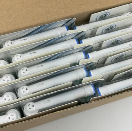 24 stk. tværgående elektriske tandbørstehoveder eb -50a eb50 mundhygiejne ren