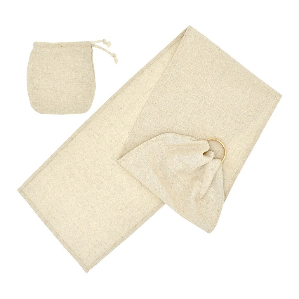 Toddler Baby Linen Solid Doll Carrier Doll Ring Sling Children's Toy Ring Sling