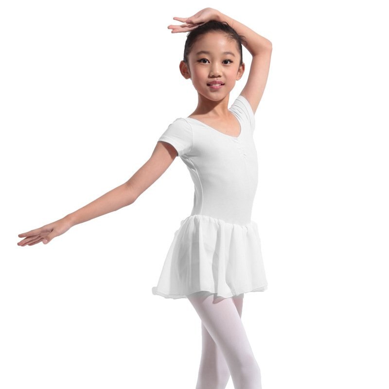 Gymnastik trikå för flickor balett klänning barn trikå tutu danskläder kostymer balett trikåer för tjej ballerina kläder