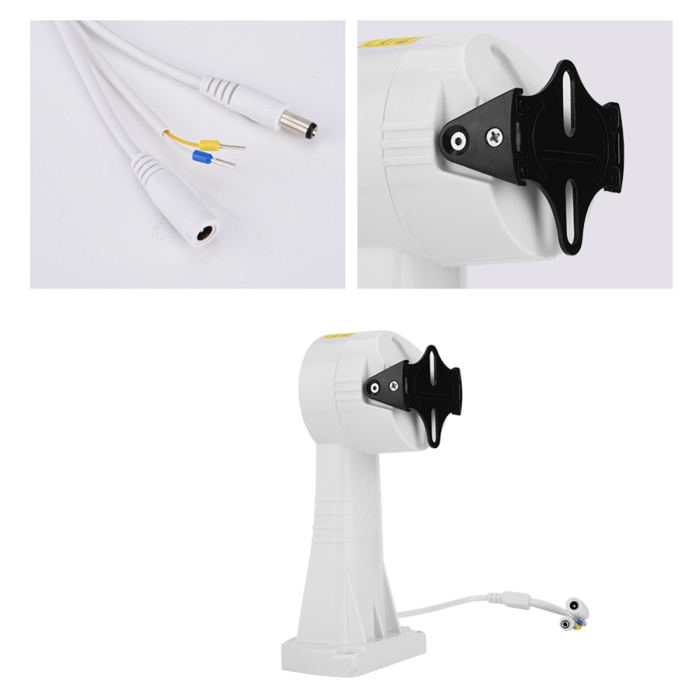 Rotating Bracket Pan Tilt Installation Stand Holder for CCTV Camera Wire Control Omnibearing