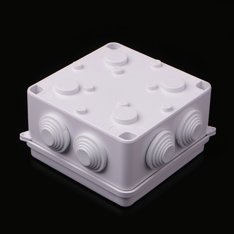 Waterproof Plastic Enclosure Case Power Junction Box IP65 100mm x 100mm x 70mm