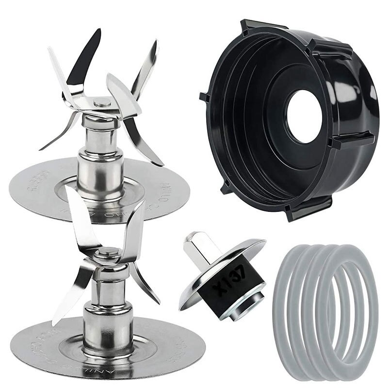 4902-003 Blender Jar Bottom for Oster and Osterizer Blenders, Premium Oster Blender Replacement Parts (Black)