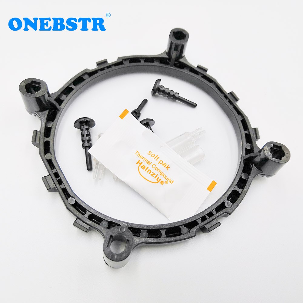 2 In 1 Desktop CPU Heatsink Holder Base For LGA 775 1156 Cooler Fan Bracket Socket Mini Thermal Paste Sales