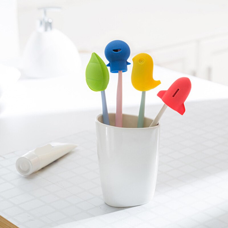 Funda protectora portátil de silicona con dibujos para cepillo de dientes, funda protectora para viaje, funda protectora para cepillo de dientes