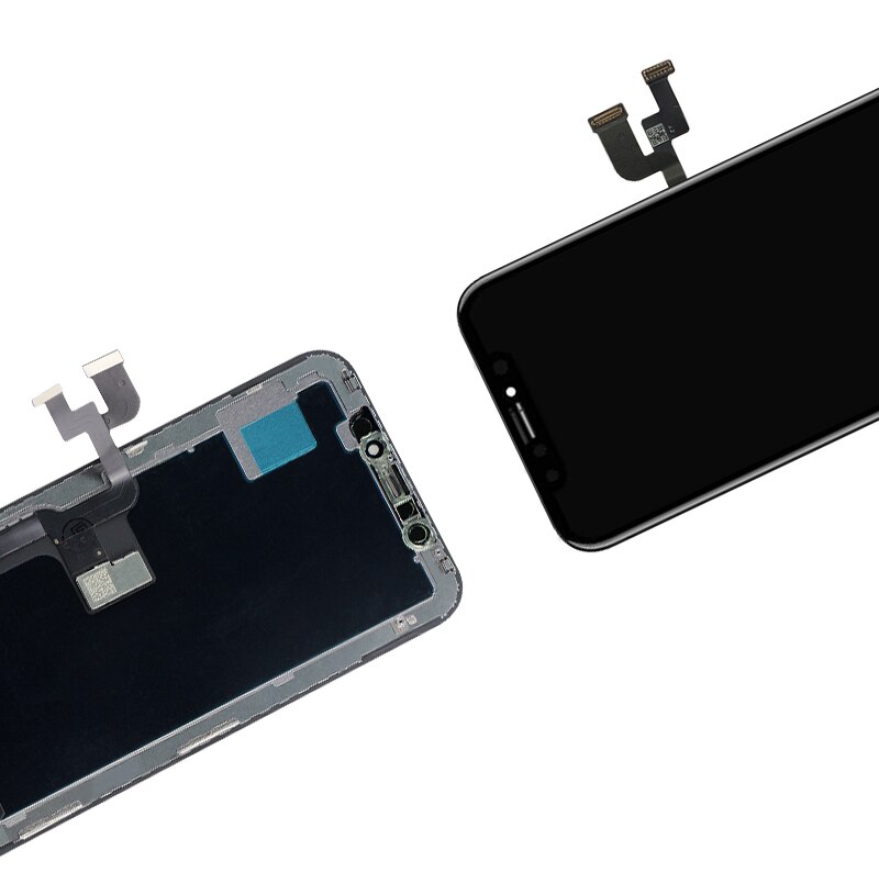 Aaa+++ display für iphone x oled-bildschirm-ersatz, lcd mit touchscreen, true tone, keine pixelfehler.