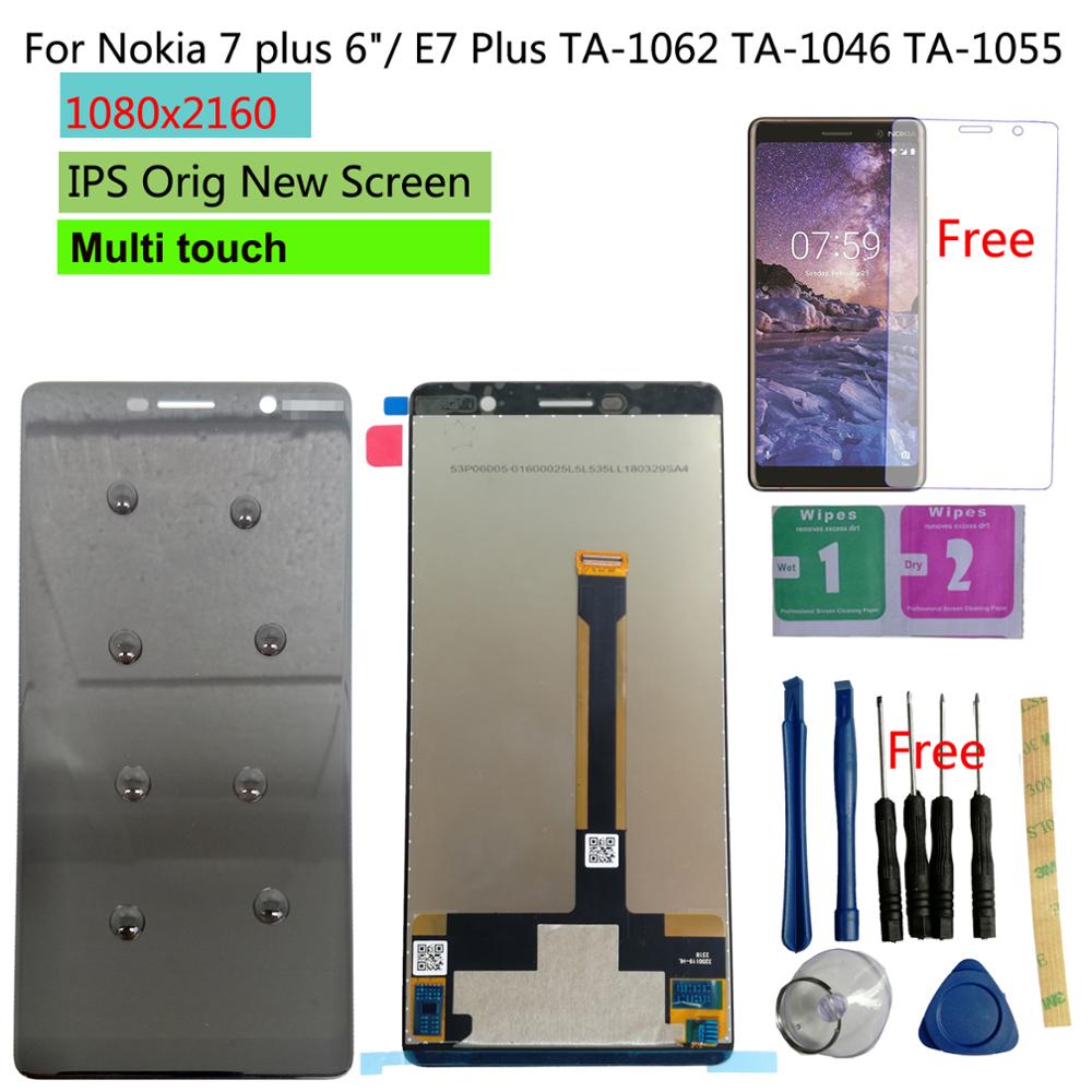 Shyueda-pantalla LCD de 6,0 pulgadas para Nokia 7 plus / E7 Plus TA-1062 TA-1046 TA-1055, Digitalizador + película de vidrio de pantalla táctil, novedad